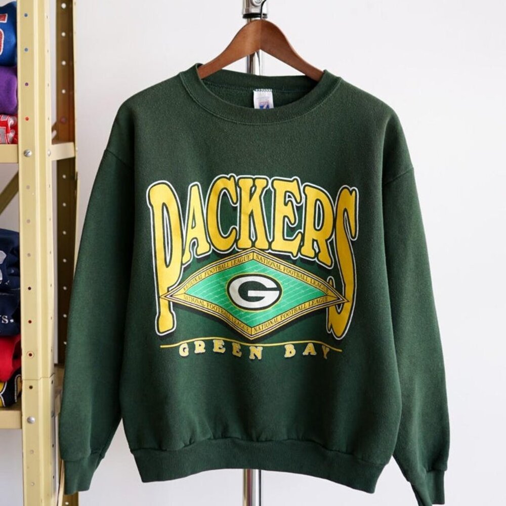 Vintage Green Bay Packers Football NFL 90s Sweatshirt, Retro Packers Shirt Tee